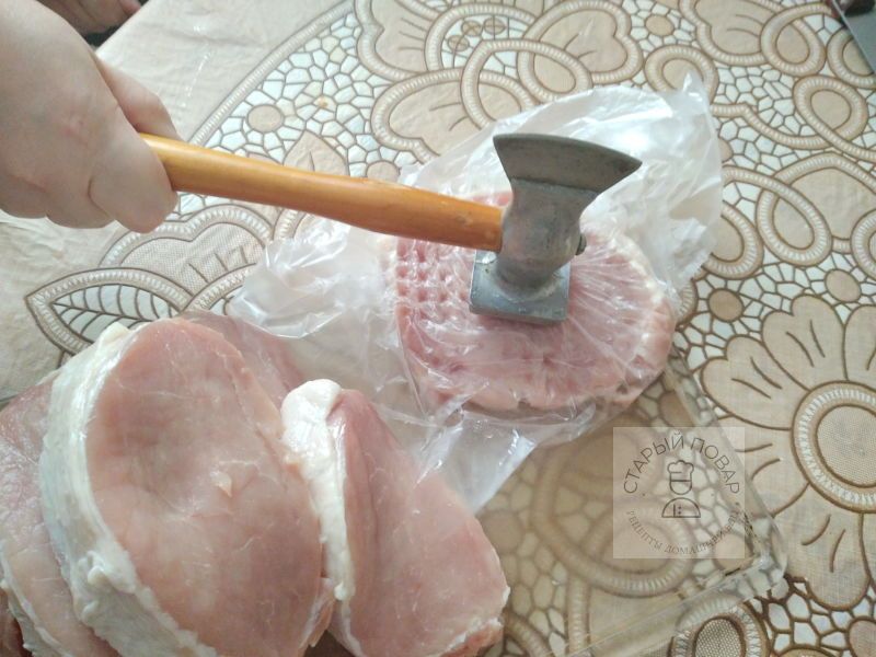 Мясо нужно отбить