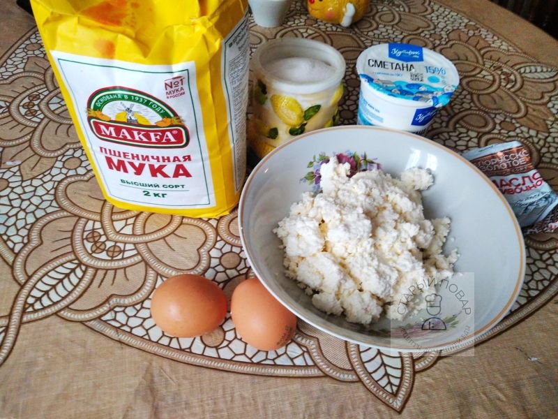 Ингредиенты для сочников