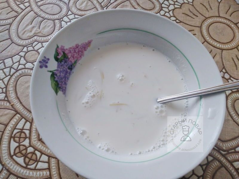 Суп молочный с вермишелью