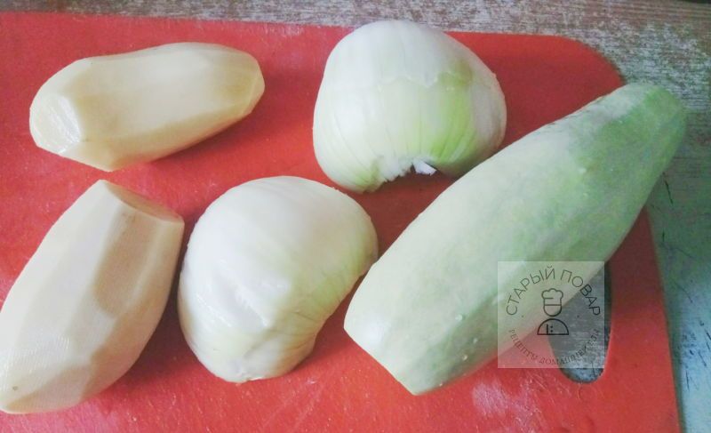 Овощи для котлет