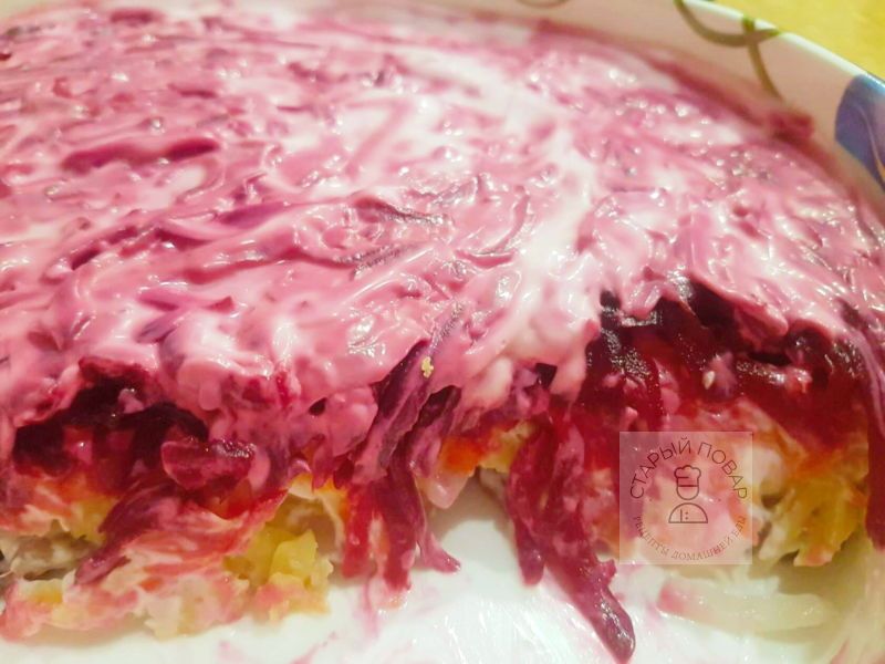 Салат "Сельдь под шубой"