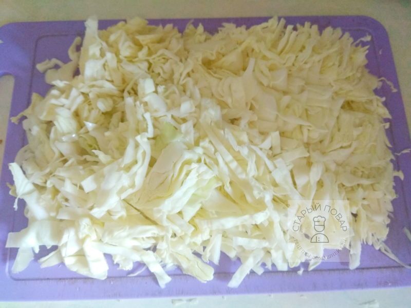 Капусту нашинковать