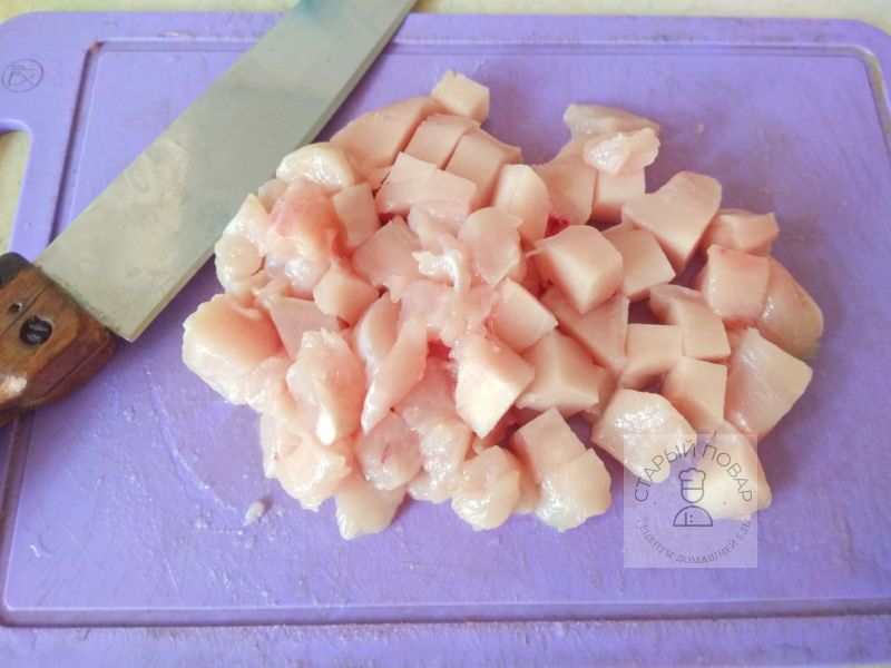 мясо нарезать