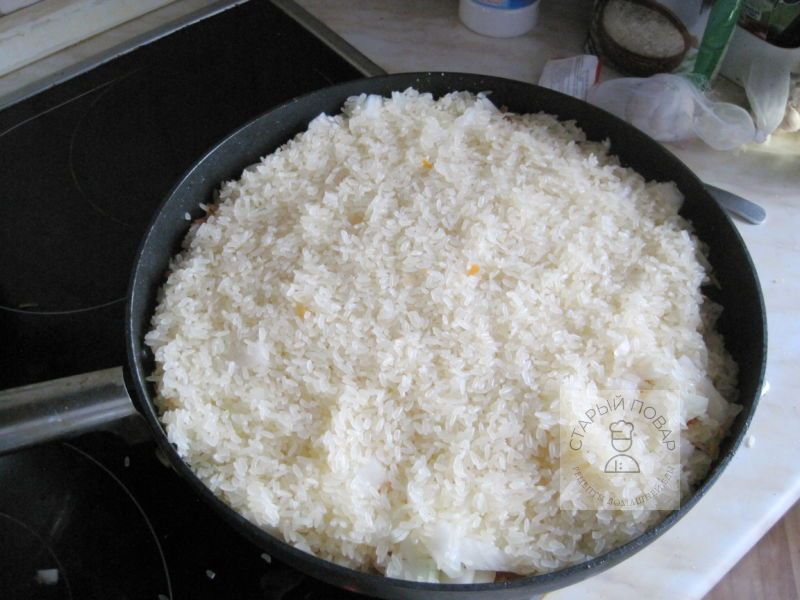 Добавляем рис