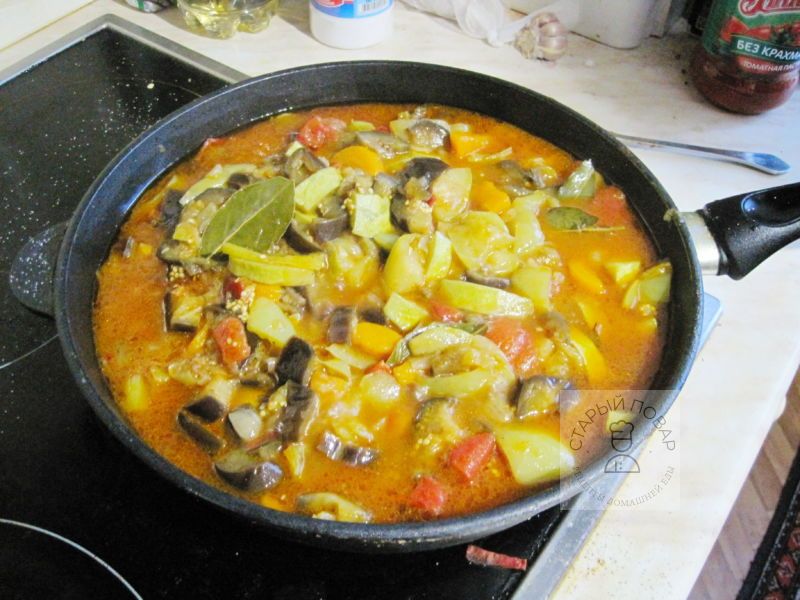 Овощное рагу готово