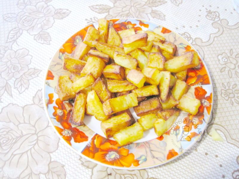 Готовая жареная картошка