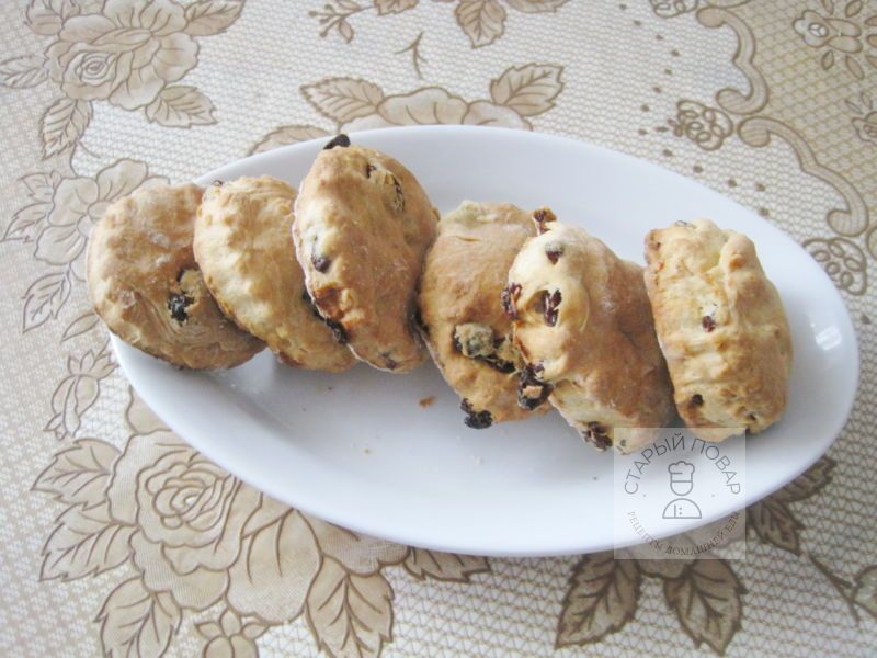 Готовое печенье на сметане