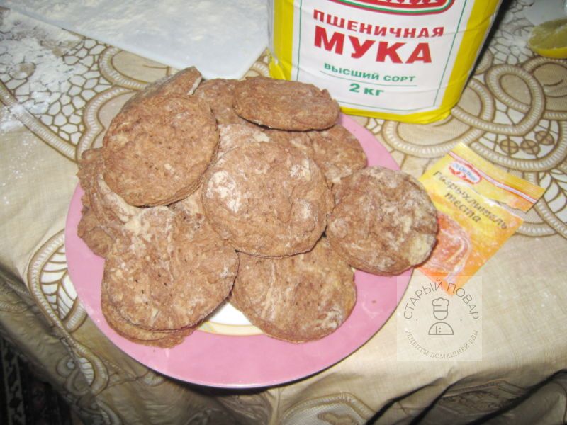 Шоколадное печенье с какао
