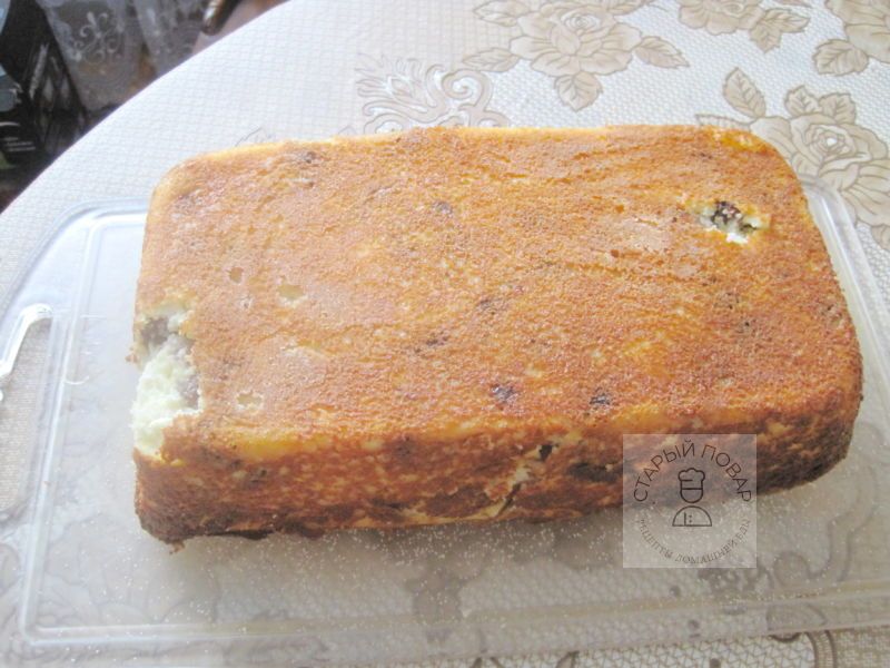 Запеканка вынутая из формы