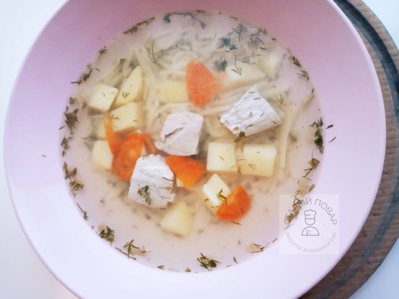 Суп мясной