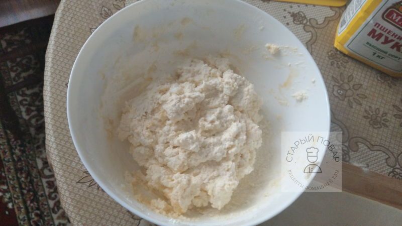 Творожная начинка для ватрушек готова