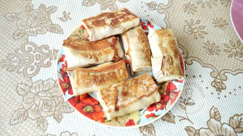 Блинчики с творогом