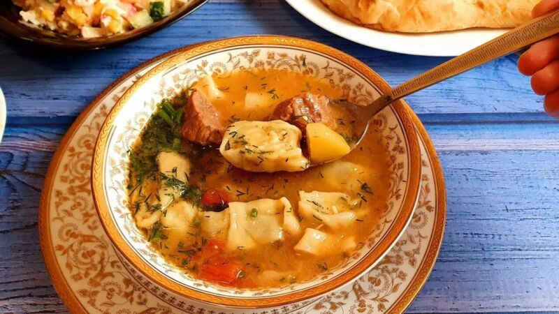 Тутпаш с пампушками