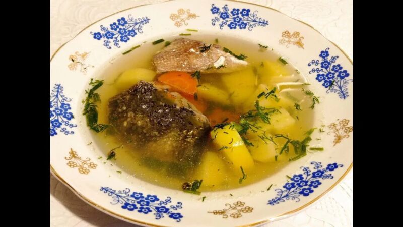 Уха из рыбьих голов